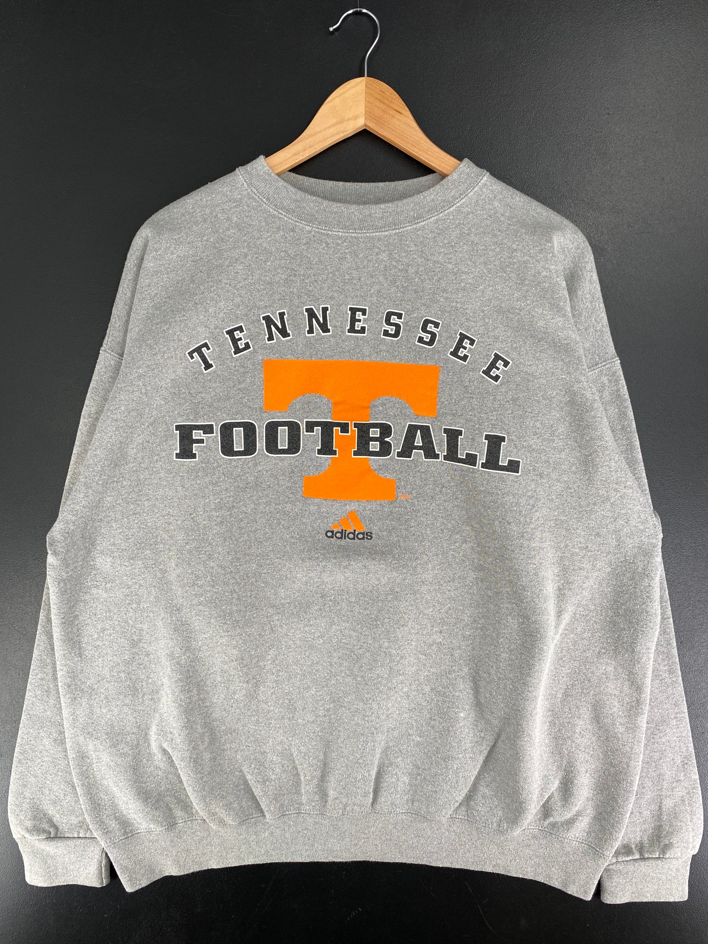 90's ADIDAS x TENNESSEE Made in USA Size XL Vintage College Sweat-Shirt / F3906S