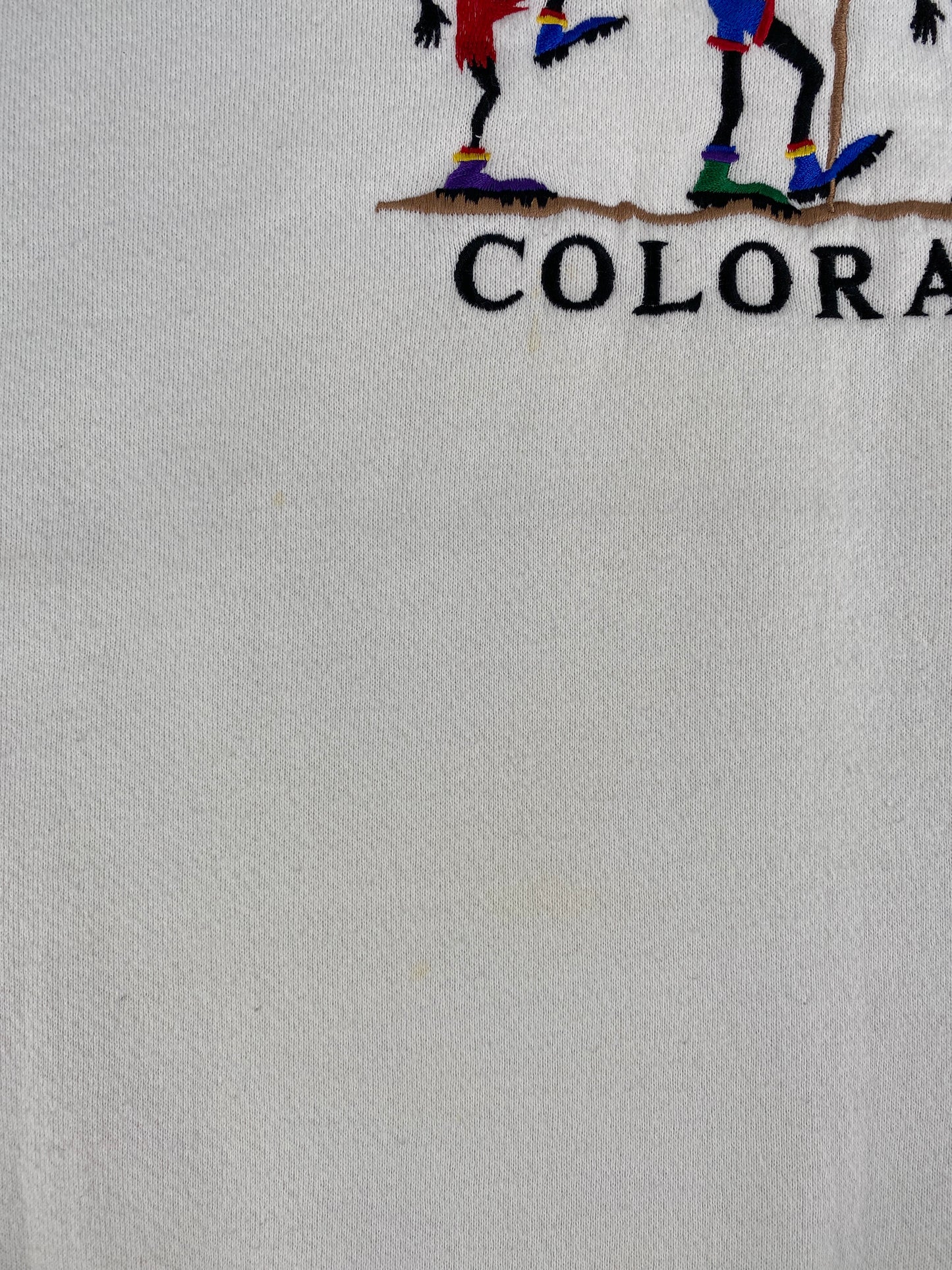 90's COLORADO "WE BE HIKING" Made in USA Size XXL Vintage Sweat-Shirt / F3458S