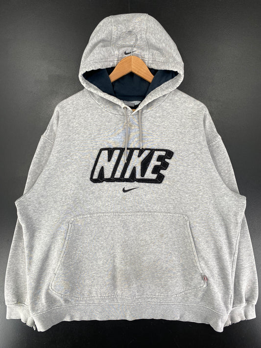 00' NIKE Size L Vintage Hoodie Sweat-Shirt / G378S