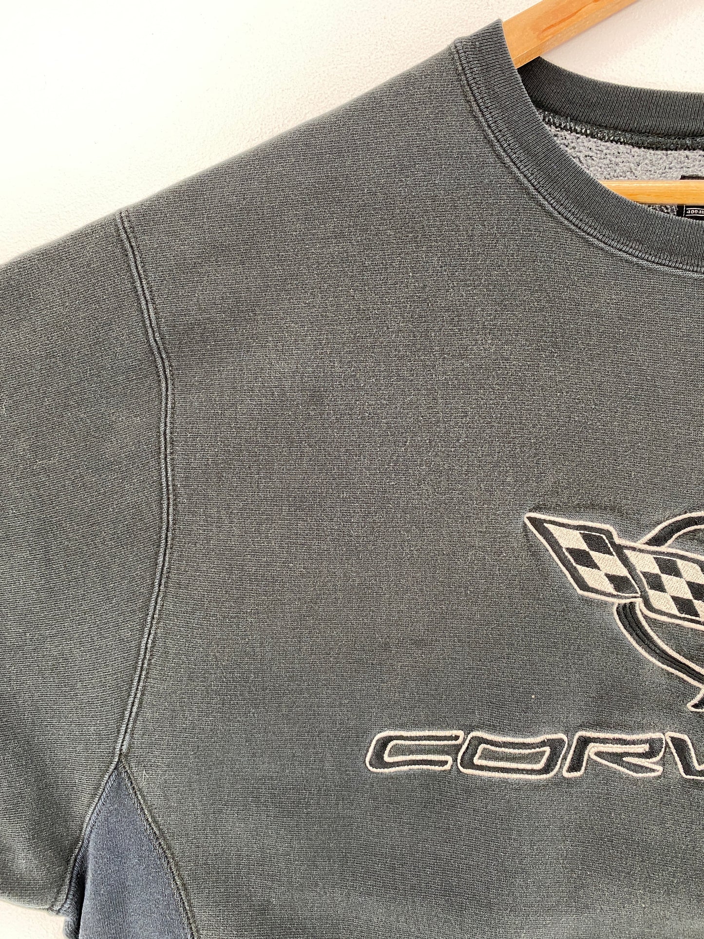 Vintage CORVETTE Size XL Racing Sweat-Shirt / F4462S