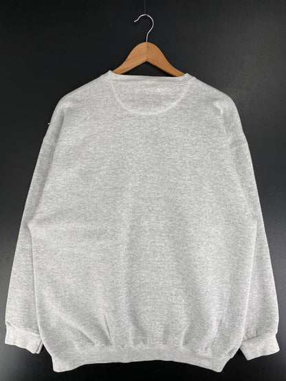 90's HEALTHY LIVING Made in USA Size XL Vintage College Sweat-Shirt / G2451S