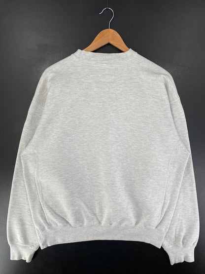 90's RUSSELL x KANSAS Made in USA Size L Vintage College Sweat-Shirt / G889S