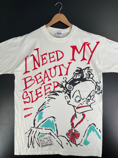 90's DISNEY CRUELLA Made in USA Size ONE SIZE (Approx. L) Vintage T-Shirt / G6576T