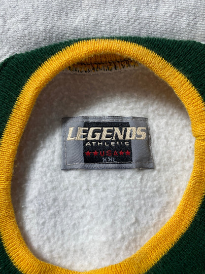 90's GREEN BAY PACKERS Made in USA Size XXL Vintage NFL Sweat-Shirt / F999S
