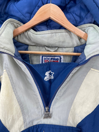 90's STARTER x DALLAS COWBOYS Size XL Vintage NFL Padded Nylon Jacket / F5862N