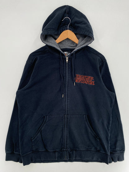 Vintage HARLEY DAVIDSON Size L Hoodie Sweat-Shirt / G1628S