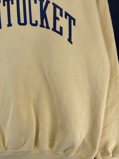 90's NANTUCKET Made in USA Size L Vintage College Sweat-shirt / F2939S