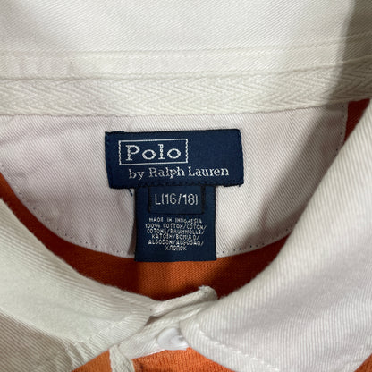 (Boys. L) 90’s POLO RALPH LAUREN Vintage Rugby Shirt / A1567R