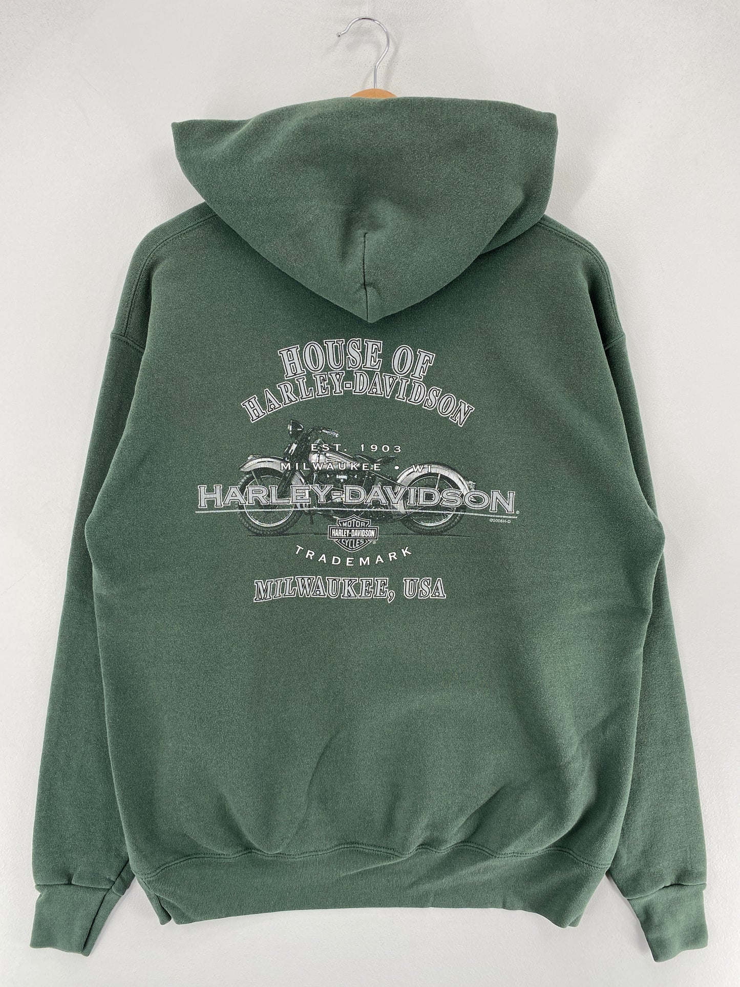 2006 HARLEY DAVIDSON Size Approx.L Vintage Hoodie Sweat-shirt / F3963S