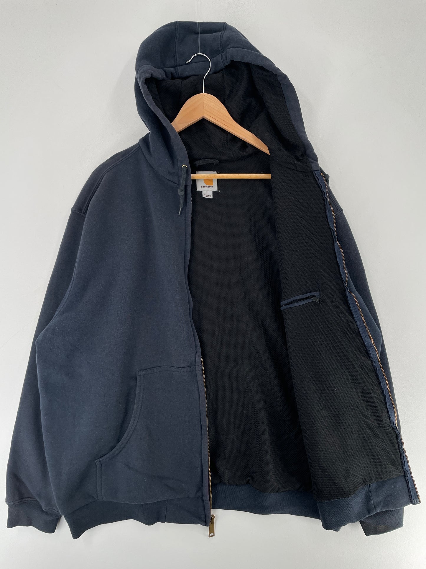 Vintage CARHARTT Size XL Zip-up Hoodie Sweat Shirt / G5621S
