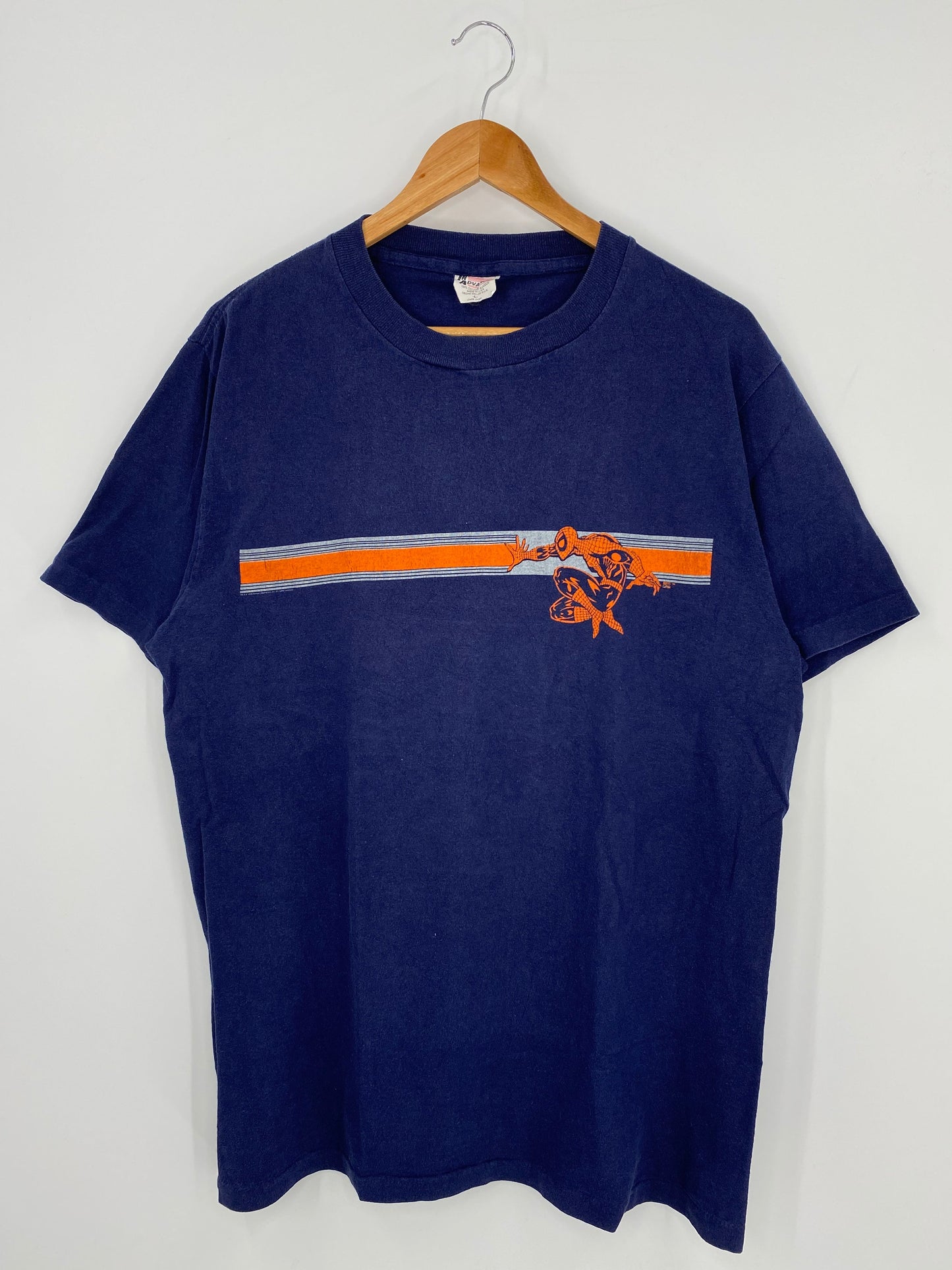 1999 SPIDER-MAN MARVEL Made in USA Size L Vintage T-Shirt / E6813T