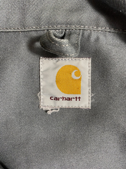 Vintage CARHARTT Size No Tag (Approx.L) Zip-up Cotton Jacket / G4208J