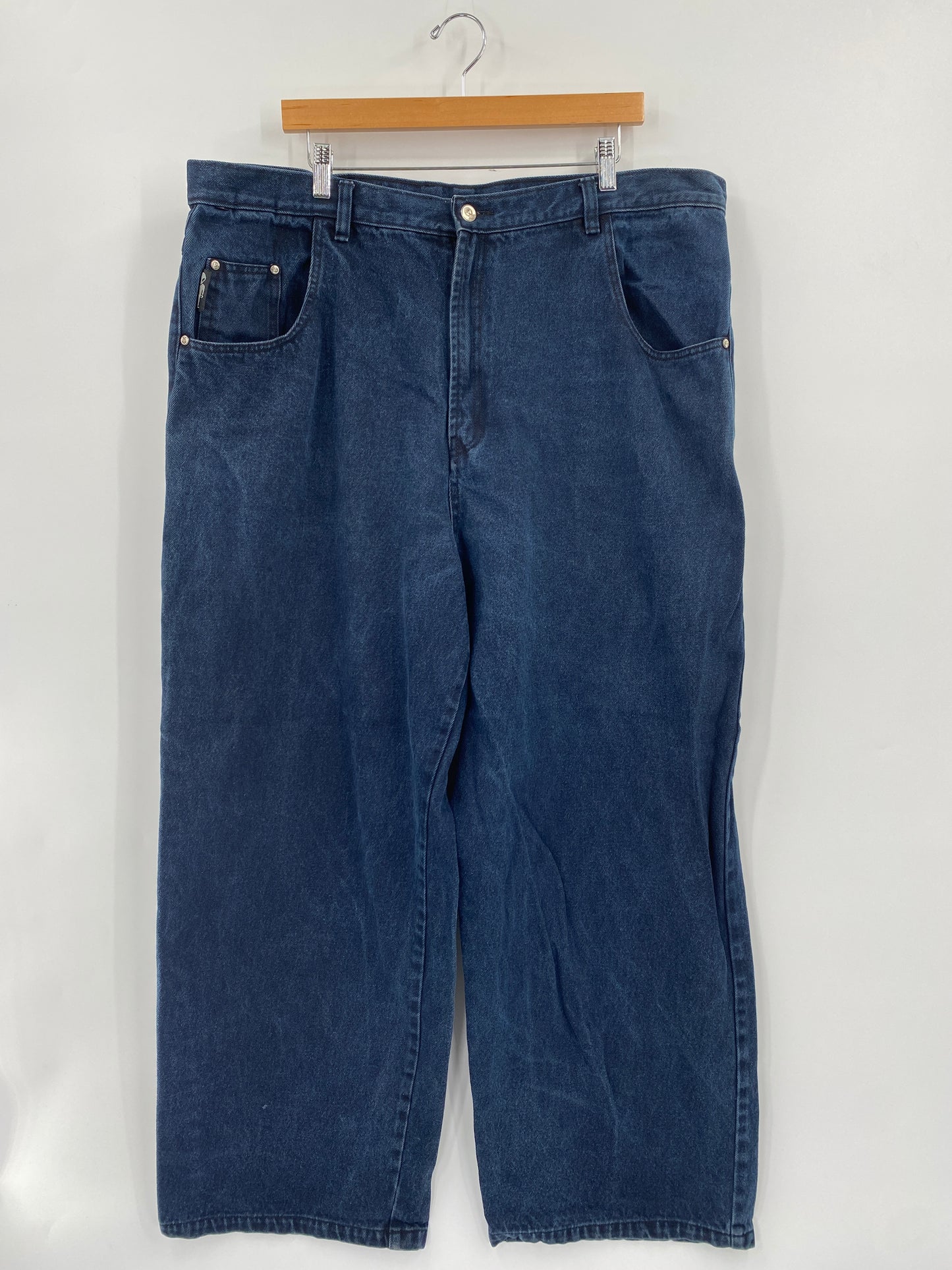 Vintage ALIEN WORK SHOP Size W42 x L31 SK8 Denim Pants / G4679P