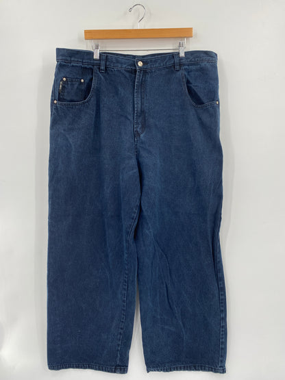 Vintage ALIEN WORK SHOP Size W42 x L31 SK8 Denim Pants / G4679P