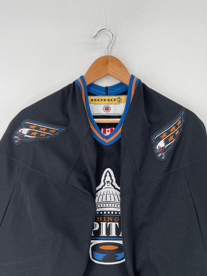 Vintage WASHINGTON CAPITALS Size XXL NHL Nylon Jacket / F2433N