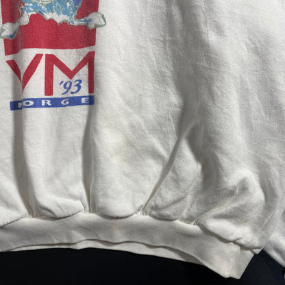 (XL) 1993 ADIDAS HANDBALL VM NORGE Vintage Sweatshirt / A1186S