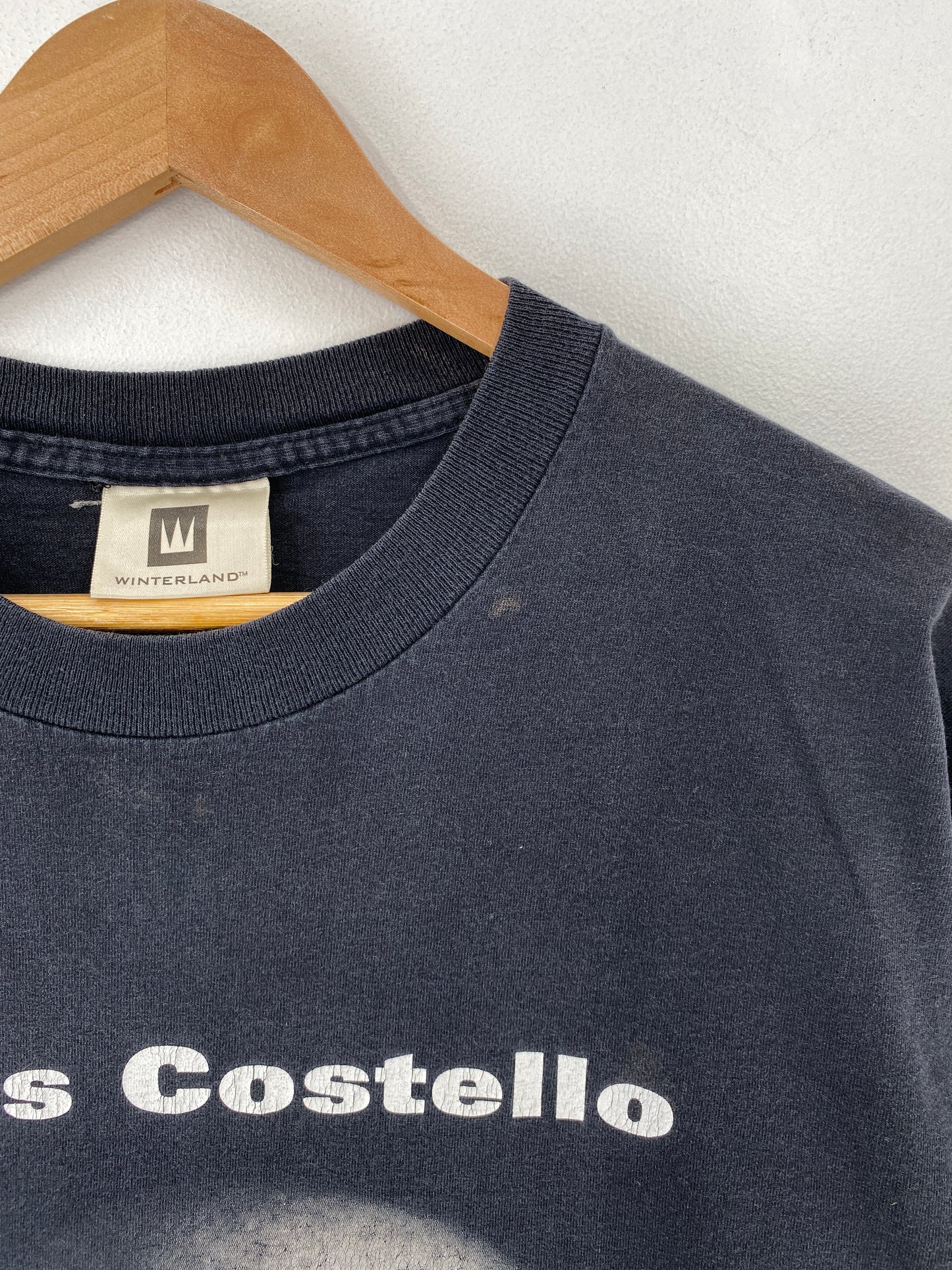 1999 ELVIS COSTELLO WORLD TOUR No Tag (Approx.L) Vintage Music T-Shirt / G3131T