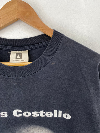 1999 ELVIS COSTELLO WORLD TOUR No Tag (Approx.L) Vintage Music T-Shirt / G3131T
