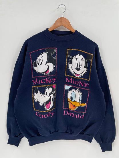 90’s DISNEY MICKEY Made in USA Size XL Vintage Sweat-shirt / E6867S