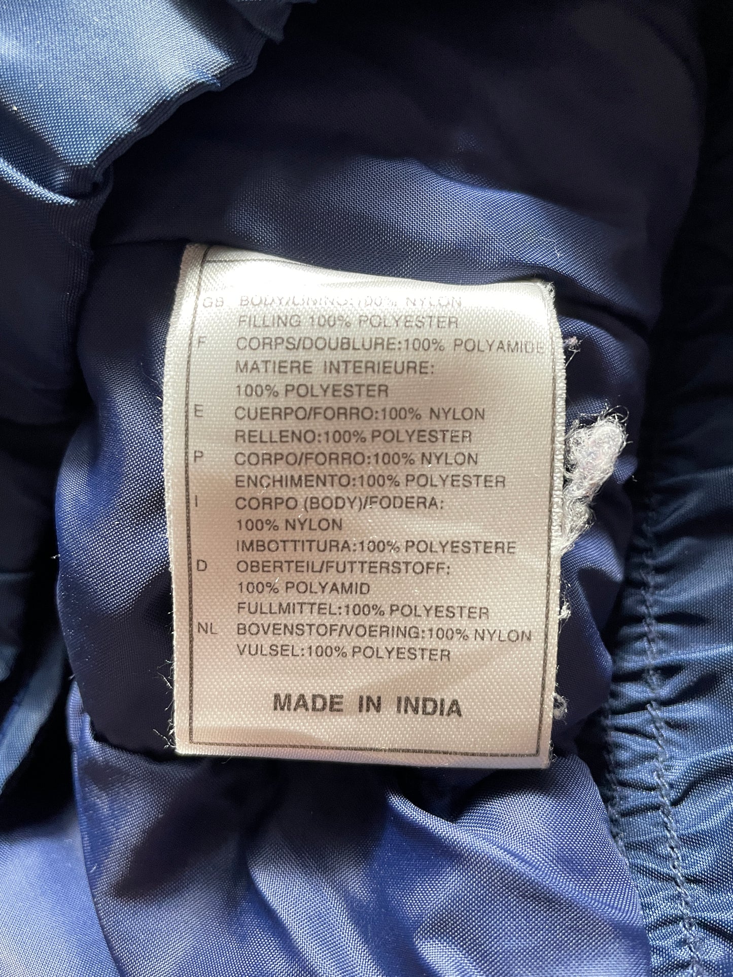 90's NIKE Size L Vintage Nylon Padded Zip-up Jacket / F5253N