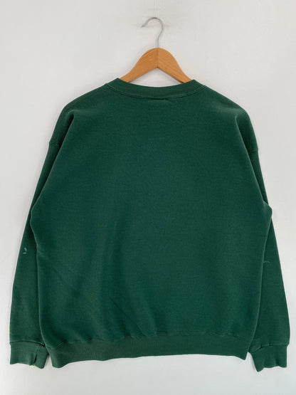 90's GREEN BAY PACKERS Made in USA Size L Vintage NFL Sweat-Shirt / G4605S