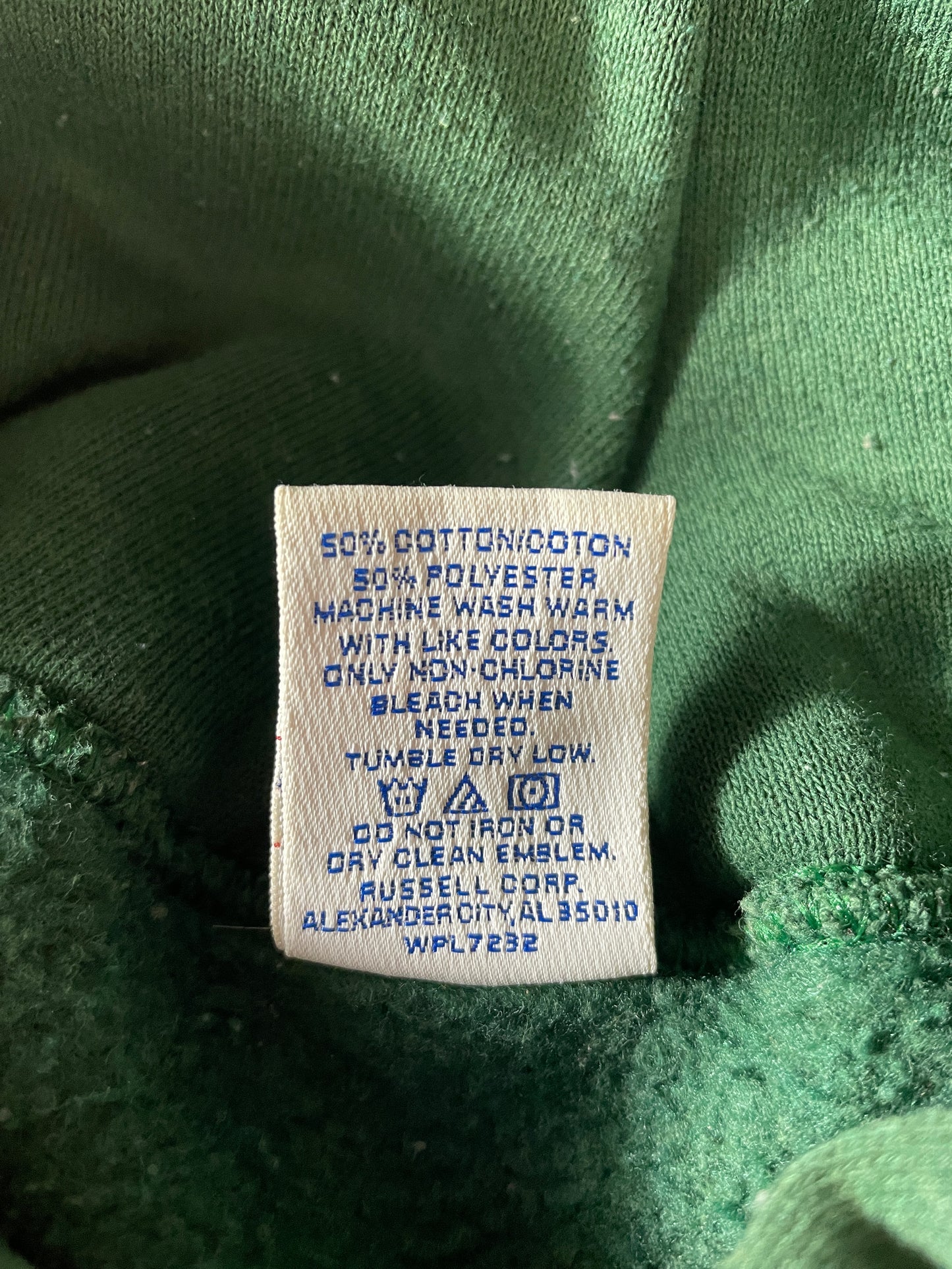 Vintage RUSSELL x NOTRE DAME Size XL College Hoodie Sweat-shirt / F5406S