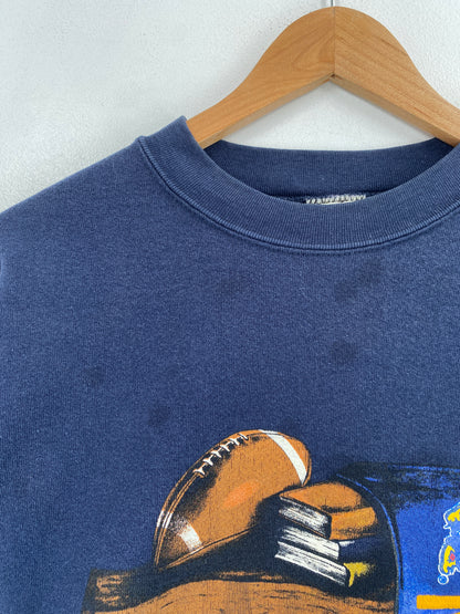 90's KANSAS JAYHAWKS Made in USA Size XL Vintage College Sweat-shirt / G6958S
