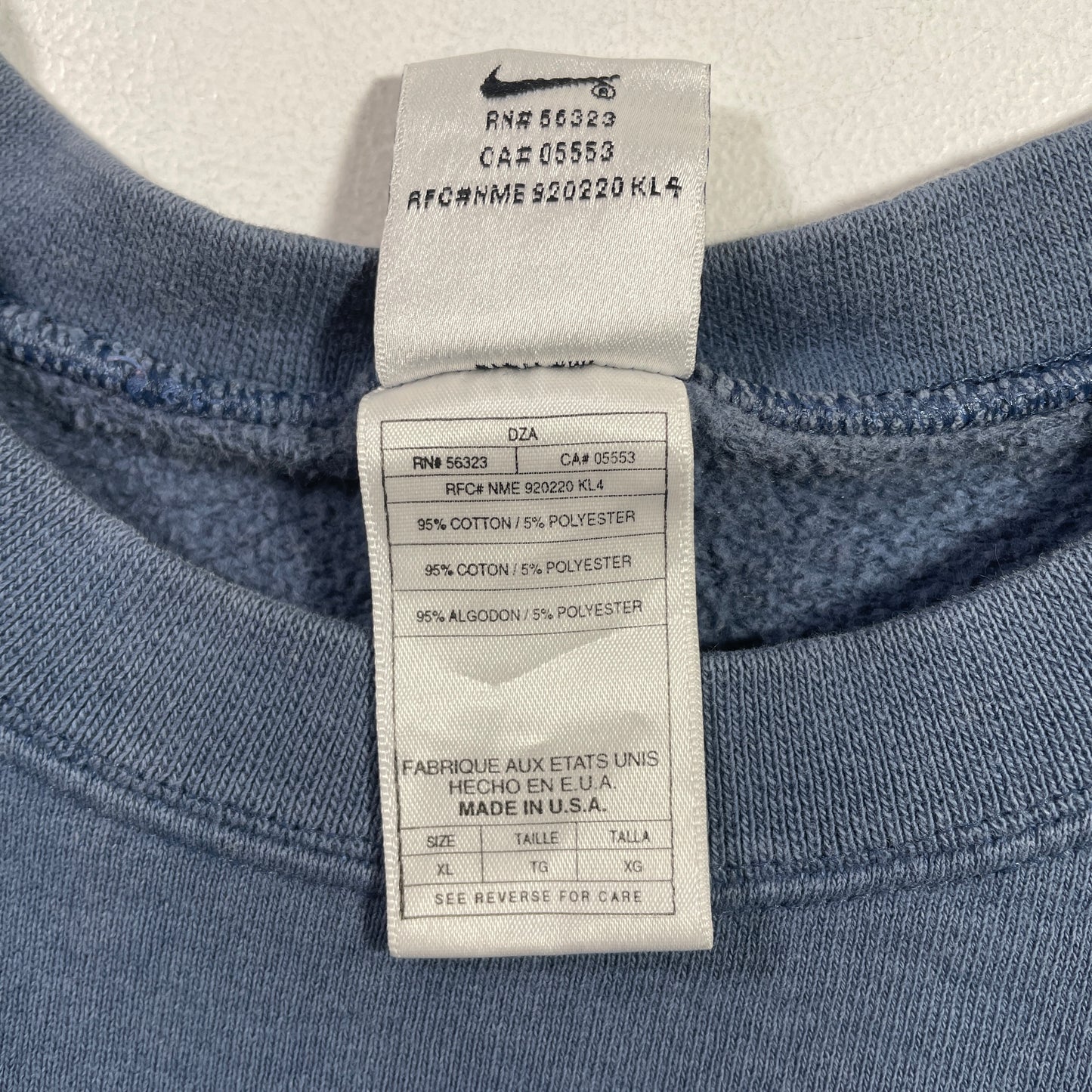 (XL) 90's NIKE MINI SWOOSH Vintage Sweatshirt / A1092S