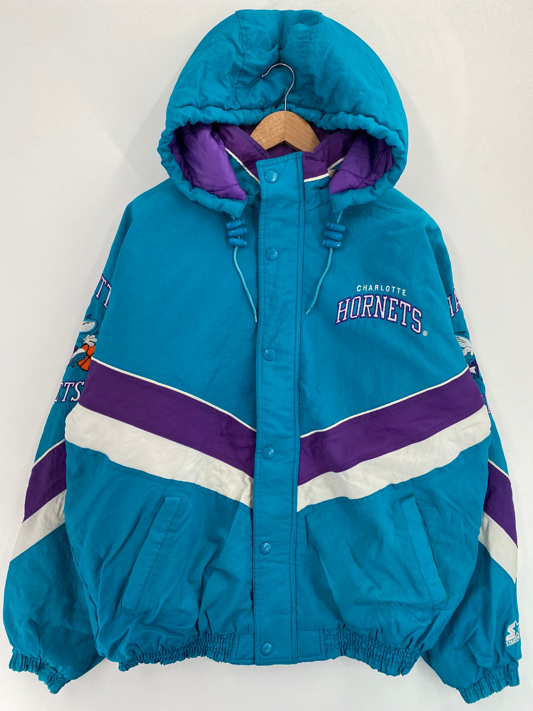 Vintage Charlotte deals Hornets Starter Jacket