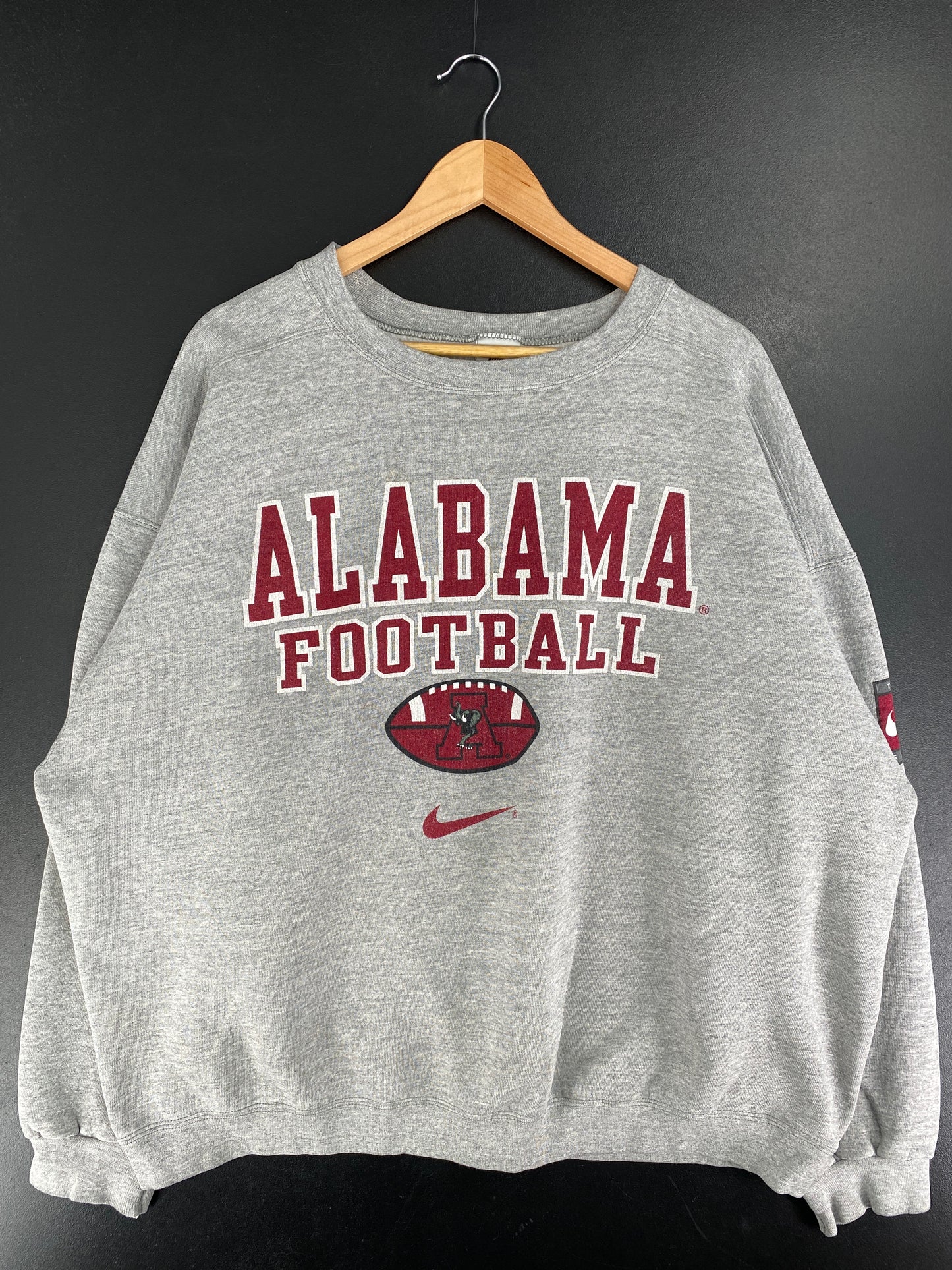 90's NIKE x ALABAMA Made in USA Size XL Vintage College Sweat-Shirt / F3921S