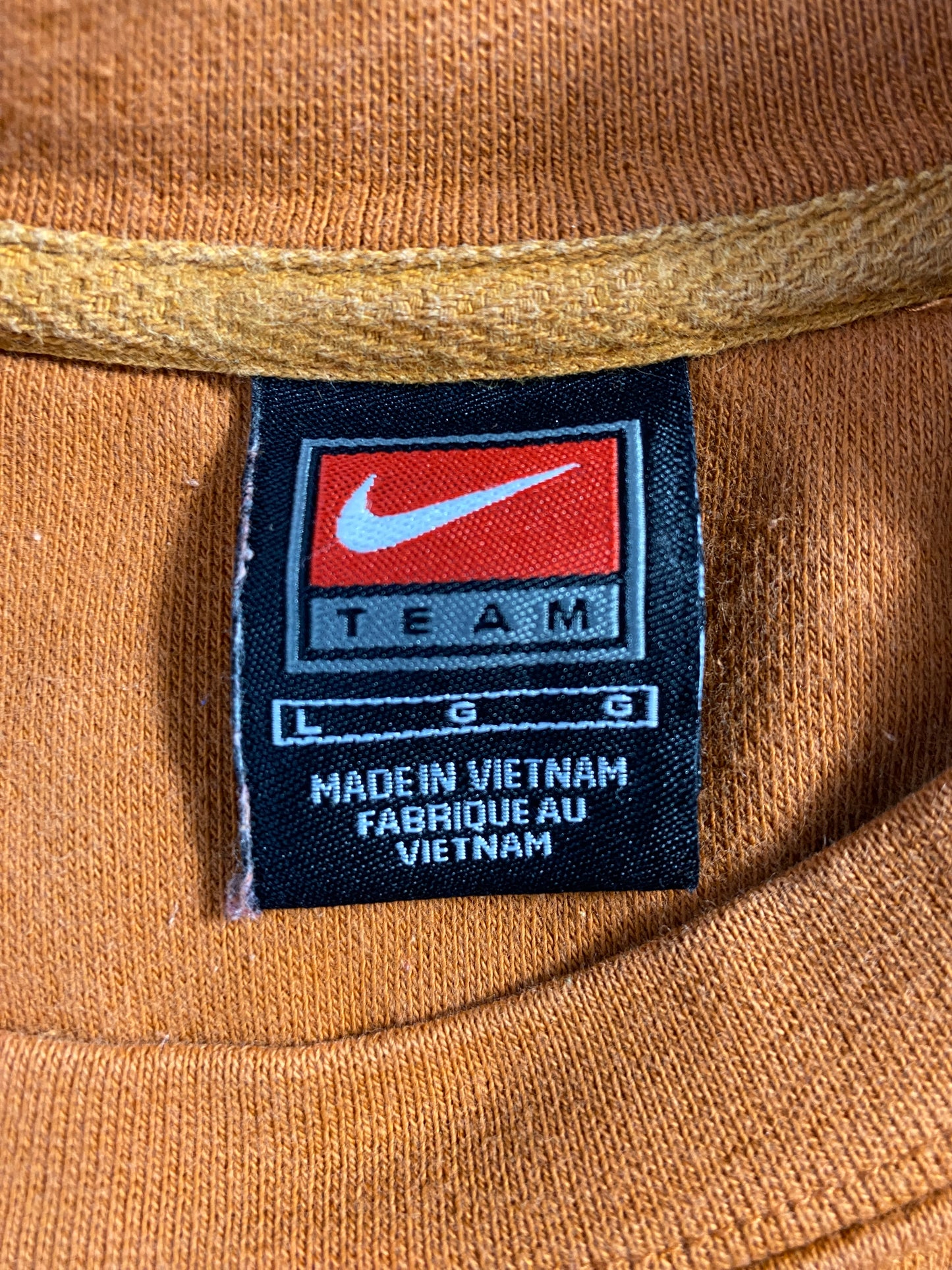 00' NIKE x TEXAS Size L Vintage College Sweat-Shirt / F6780S