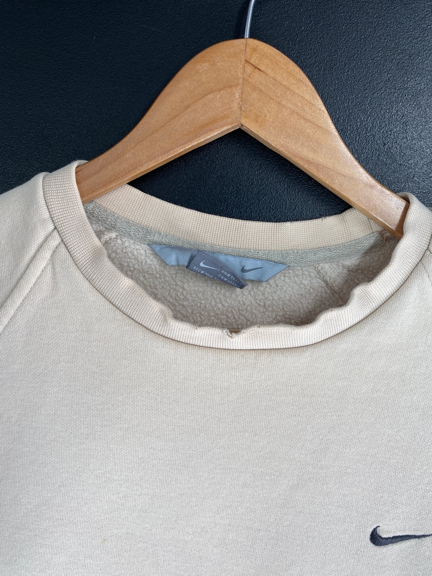 00' NIKE MINI SWOOSH Size M Vintage Sweat-shirt / G5528S