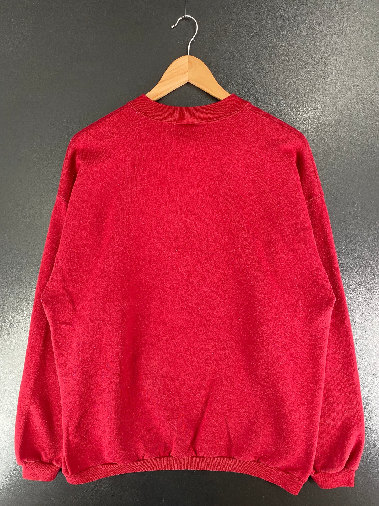 90's TROUT Made in USA Size XL Vintage Animal Sweat-Shirt / G959S
