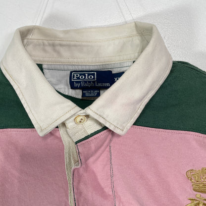 (XXL) 90’s POLO RALPH LAUREN Vintage Rugby-Shirt / A1508R