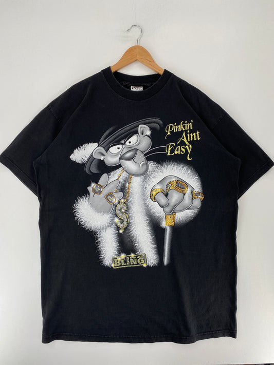 Vintage The Pink Panther "PINKIN' AINT EASY" Size XXXL T-Shirt / F2520T