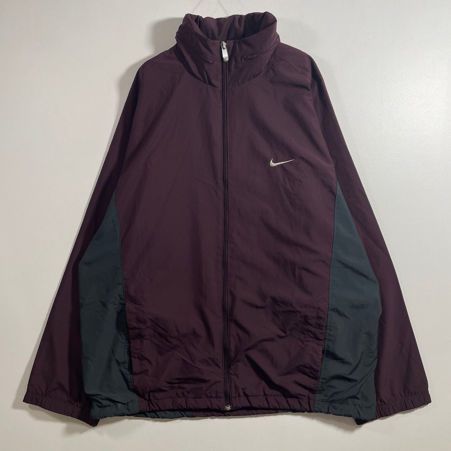 (XXL) 00' NIKE MINI SWOOSH Vintage Nylon Jacket / A1308N