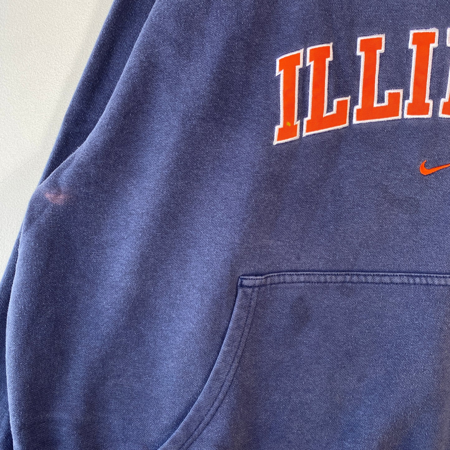 (XXL) 00' NIKE x ILLINOIS College Hoodie Sweat-shirt / A0128S