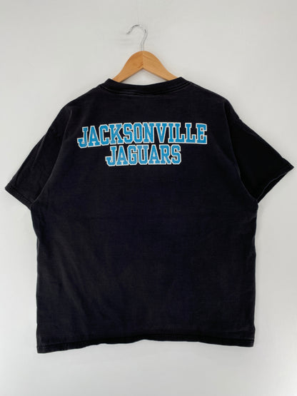 00' NIKE JACKSONVILLE JAGUARS Size L T-shirt / F1237T