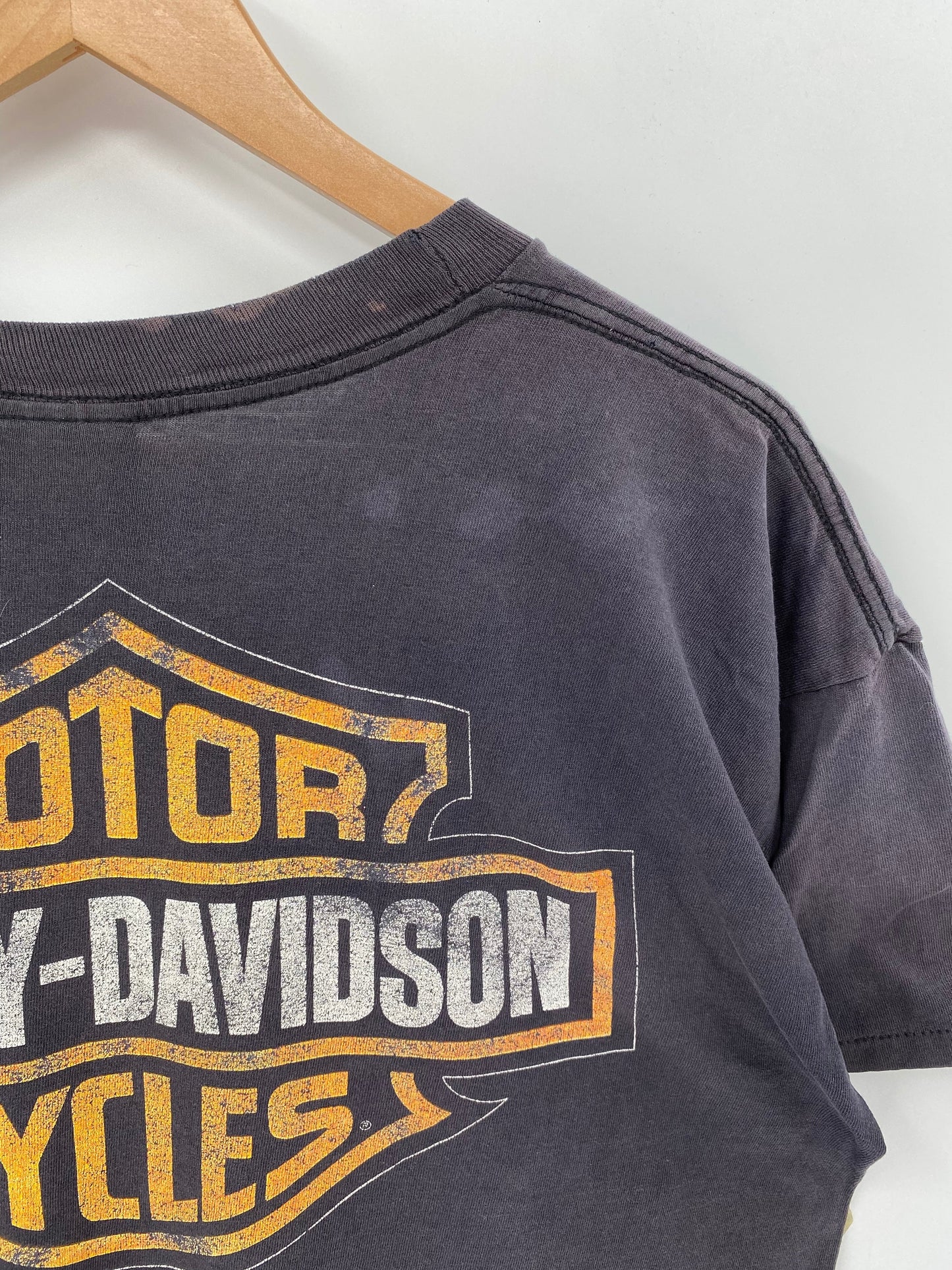 1996 HARLEY DAVIDSON Made in USA Size L Vintage T-Shirts / E9391T