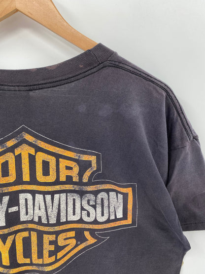1996 HARLEY DAVIDSON Made in USA Size L Vintage T-Shirts / E9391T