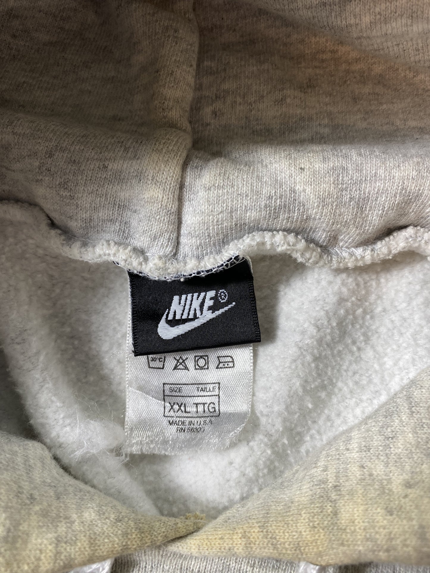 90’s NIKE Made in USA Size XXL Vintage Hoodie Sweat-shirt / F2666S