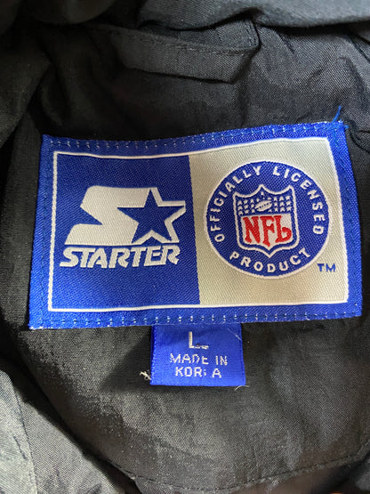 .90’s STARTER x PITTSBURGH STEELERS Size L NFL Padded Nylon Jacket / F3168N