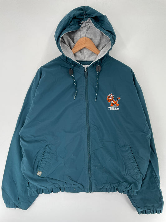 Vintage DISNEY TIGGER Size L Padded Nylon Jacket / F5245N