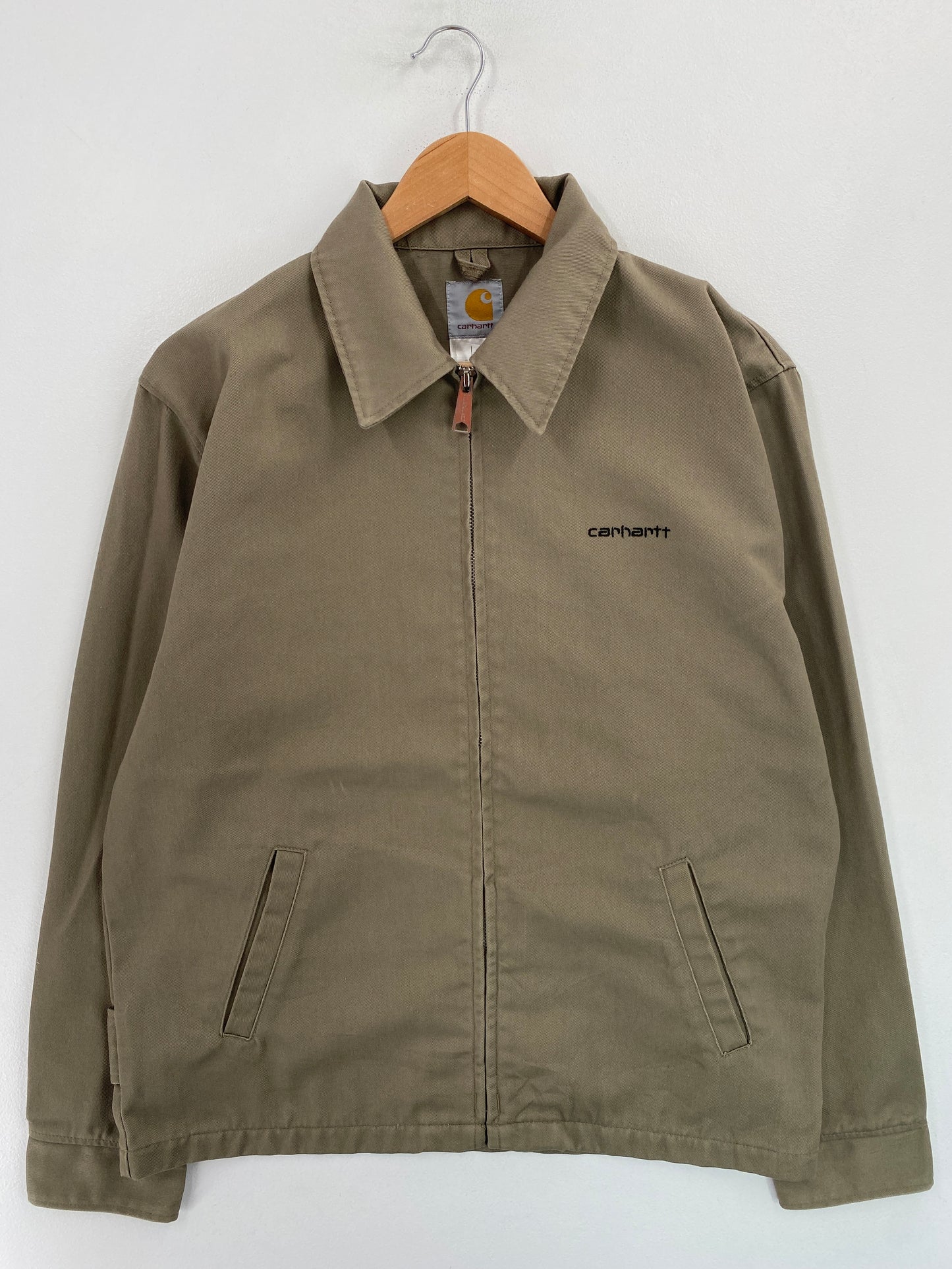 Vintage CARHARTT Size M Zip-up Cotton Jacket / G4209J