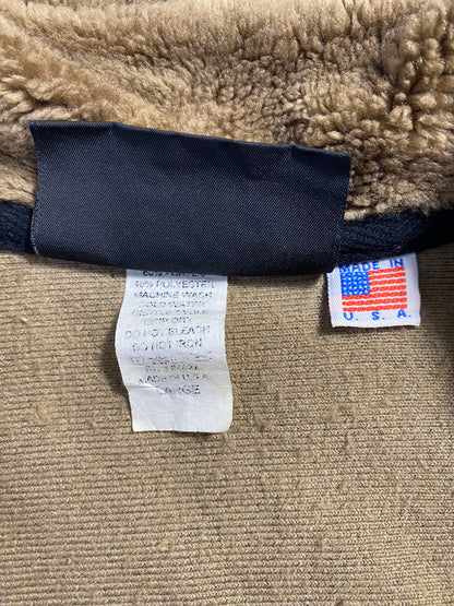 90's BEAR MARCHING BAND Size L Vintage Zip Up Fleece Jacket / F6567F