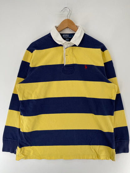 Vintage POLO RALPH LAUREN Size L Rugby-Shirt / G1331R