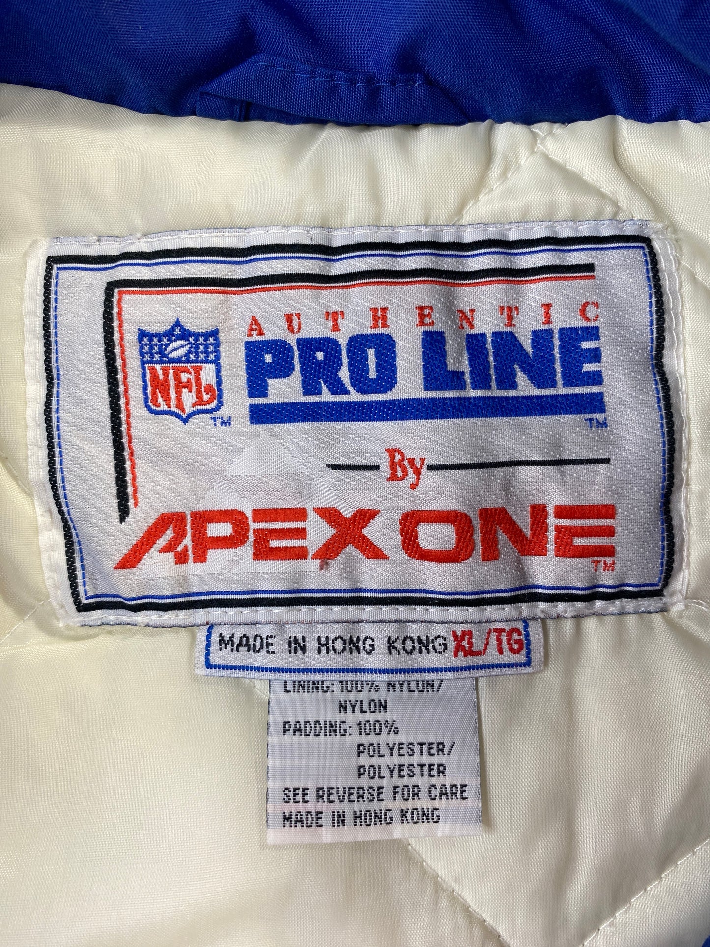 90’s APEX ONE  x DALLAS COWBOYS Size XL NFL Padded Nylon Jacket / F3169N
