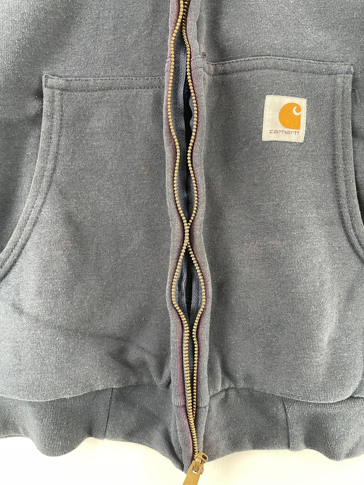 Vintage CARHARTT Size XL Zip-up Hoodie Sweat Shirt / G5621S