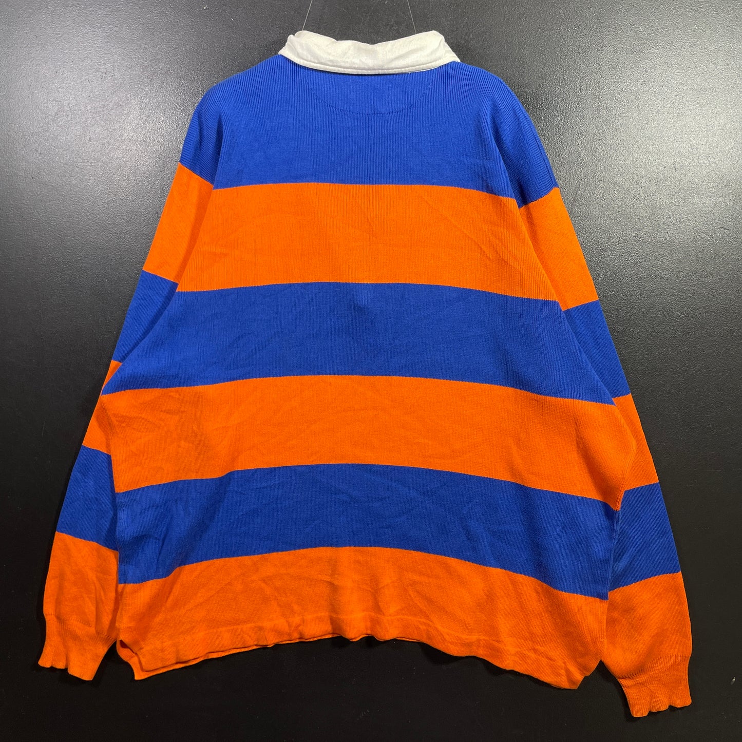 (XL) 90’s POLO RALPH LAUREN Pima Cotton knit Rugby-shirt / A01050R