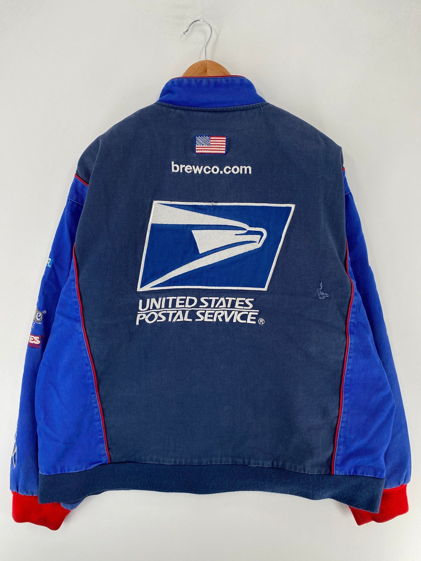 .Vintage NASCAR UNITED STATES POSTAL SERVICE Size XXL Racing Jacket / F7923JJ